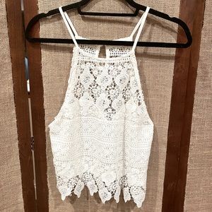 🕊White Lace Tank🕊